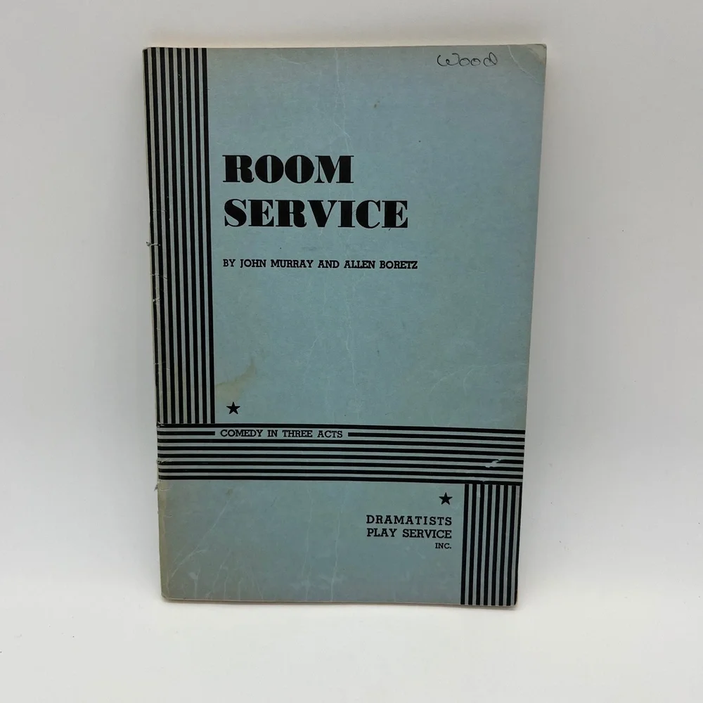 Room Service Play‎ by John Murray Allen Boretz Comedy in Three Acts